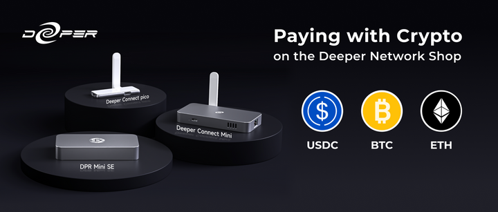 Paying with Crypto on the Deeper Network Shop